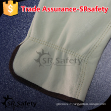 SRSAFETY gant de chèvre gant en cuir gants de sécurité en sécurité / conduite de sécurité gants chauds / gants en cuir de chèvre en cuir, fournisseur en Chine